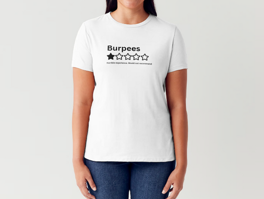 Burpees Review Women's Fitness Top